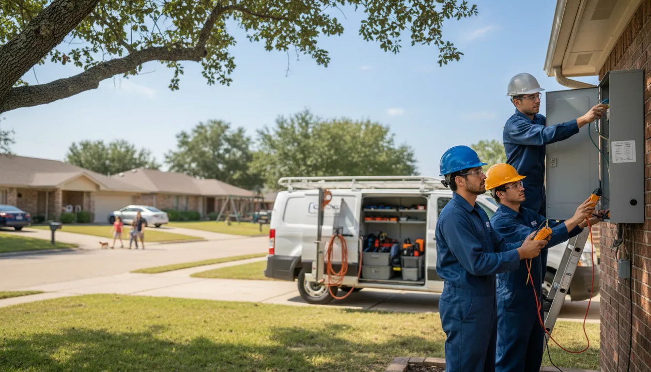 Certified electrician providing emergency electrical services in Dubuque, IA